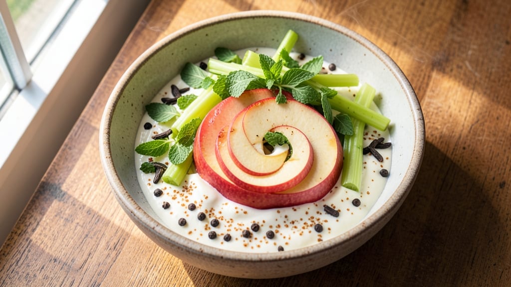 Apple Salad Indian Recipe: Warm Spiced Celery and Apple Crunch Fusion