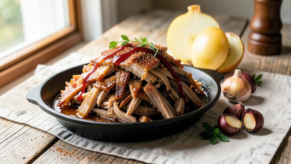 Pulled Pork Recipe With Brown Sugar And Apple Cider Vinegar: Smoky-Sweet Gloss That Caramelizes Meat