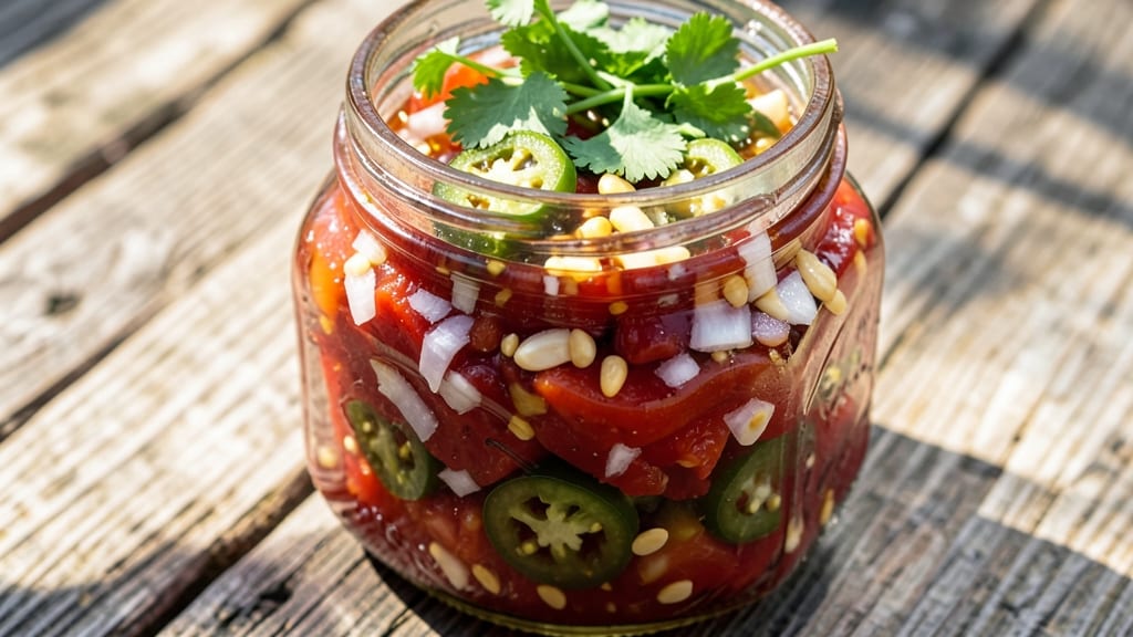 Salsa Recipe for Canning Apple Cider Vinegar: Sterilized Batch With Vibrant Flavor Lock