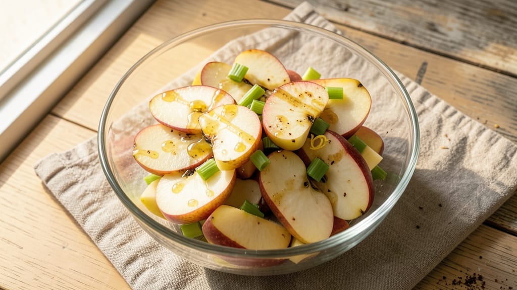 Apple And Pear Fruit Salad Recipe: Crisp Celery and Citrus Zing Balance