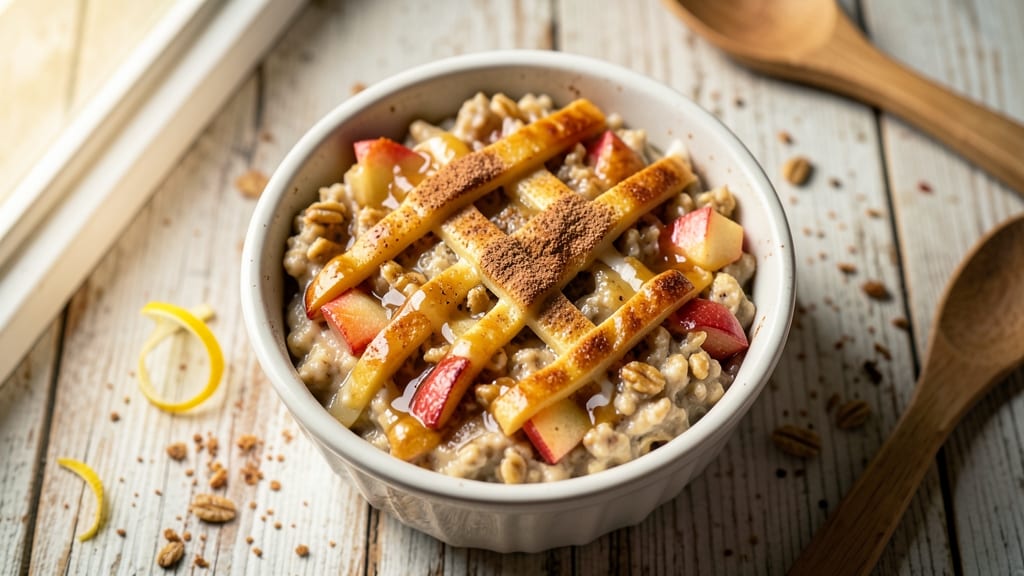 Easy Baked Apple Oatmeal Breakfast Recipe: Warm Spice and Soft Fruit Mash