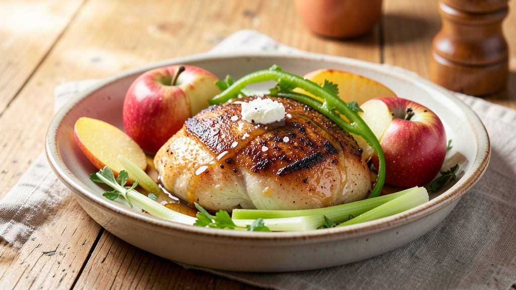 Apple Baked Chicken Breast Recipe: Celery-Pepper Crunch Meets Juicy Sweetness