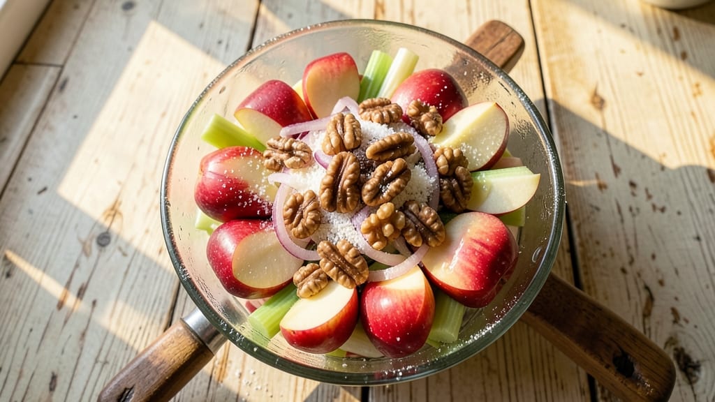 Grandma's Old-Fashioned Apple Salad Recipe: Crisp Celery and Spiced Apple Harmony