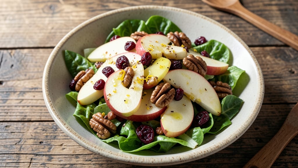 Old Fashioned Apple Walnut Salad Recipe: Crunchy Nut and Tart Fruit Harmony in 15 Minutes