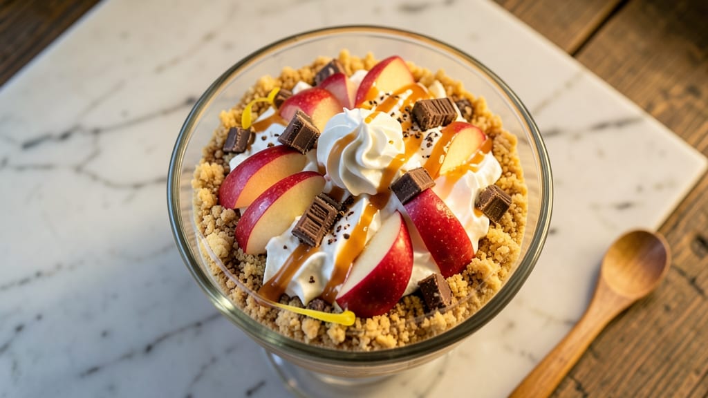 Apple Snickers Cool Whip Salad Recipe: Cool Whip Creaminess Meets Sweet Apple Crunch