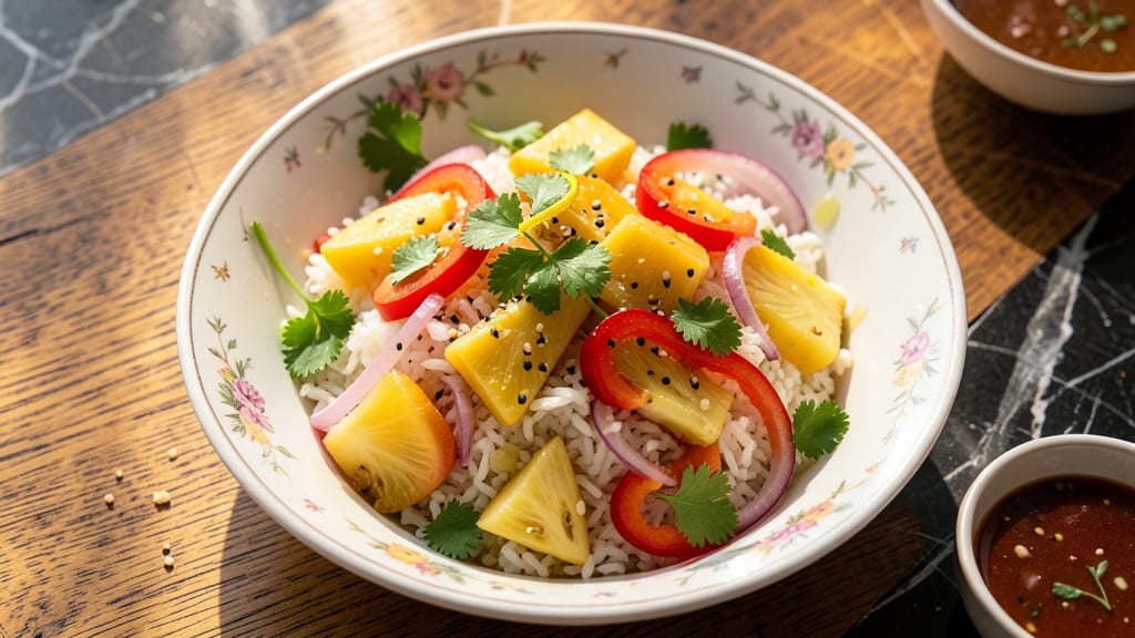 Pineapple Rice Salad Recipe: Tropical Crunch Meets Zesty Sweetness