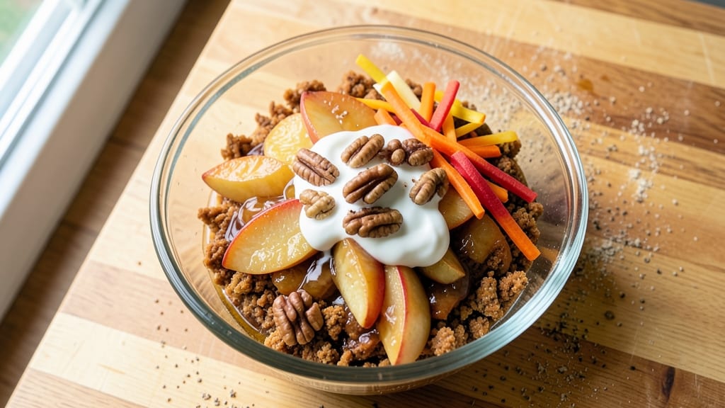 Apple Carrot Cake Salad Recipe: Warm Spice and Crunchy Celery Balance