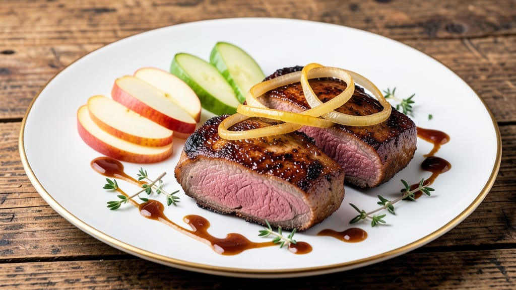 Pork Medallions With Apples Recipe: Sweet-Tart Glaze That Caramelizes Edges