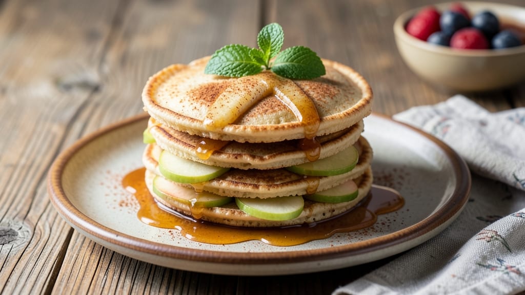 Diabetic Apple Pancakes Recipe: Fluffy Stacks With Low-Glycemic Sweetness
