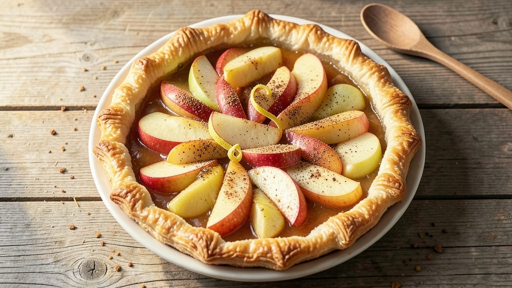 French Normandy Apple Tart Recipe: Caramelized Fruit and Crispy Pastry Layers