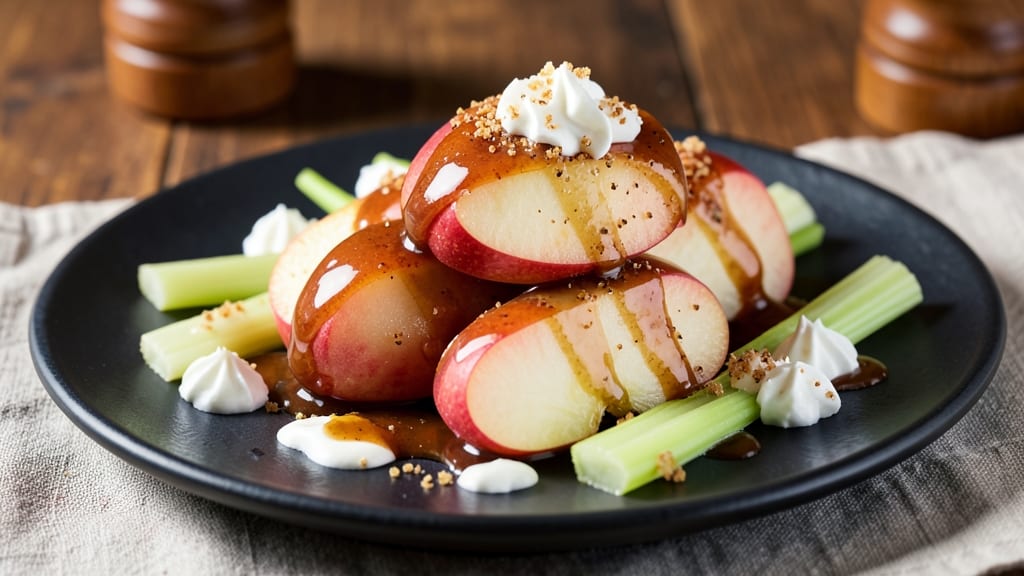 Longhorn Steakhouse Caramel Apple Goldrush Recipe: Spiced Apple-Celery Crunch With Smoky-Sweet Glaze
