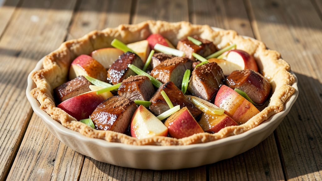 Pork and Apple Pie Filling Recipe: Spiced Harmony With Celery Crunch