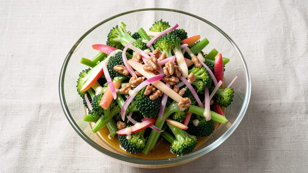 Broccoli Apple Slaw Recipe: Crunchy Sweetness With No-Mayo Magic