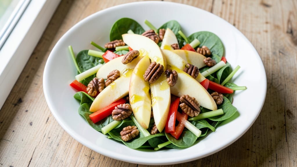 Crunchy Apple Salad Recipe: Celery-Pepper Crunch Meets Sweet Tart Crisp