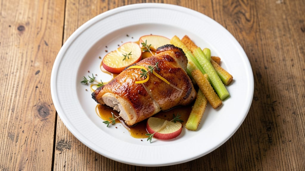 Chicken Apple Dinner Recipe: Slow-Simmered Sweetness With Celery Crisp Bites