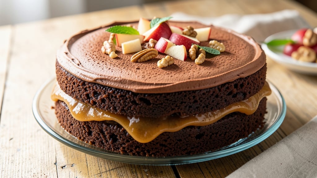 Apple Sauce Chocolate Cake Recipe: Fudgy Layers with Spiced Apple Swirl
