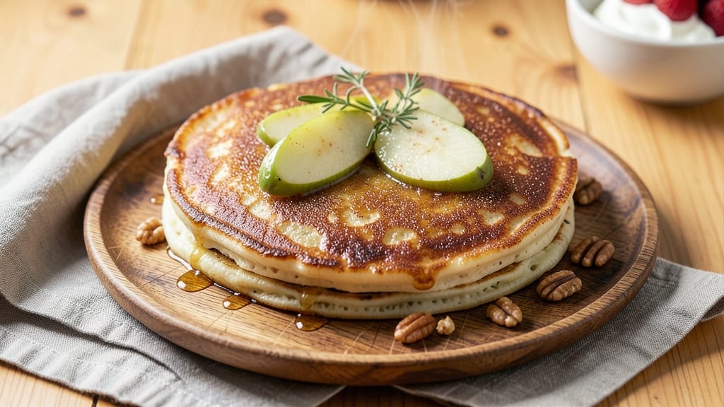Upside Down Apple Pancakes Recipe: Caramelized Top, Fluffy Stacks in Minutes