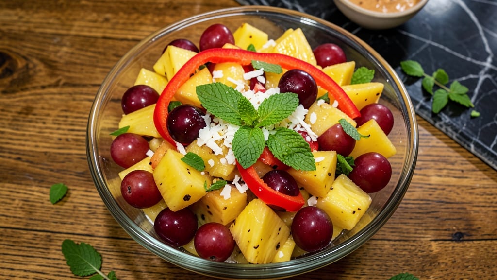 Cherry Pineapple Salad Recipe: Tropical Brightness With Juicy Crunch